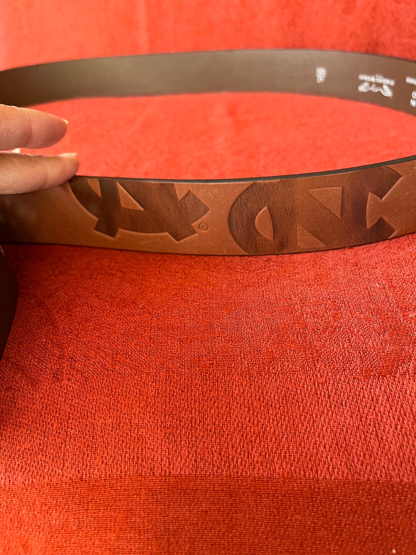 Eagles Wings Leather UNC Leather Belt
