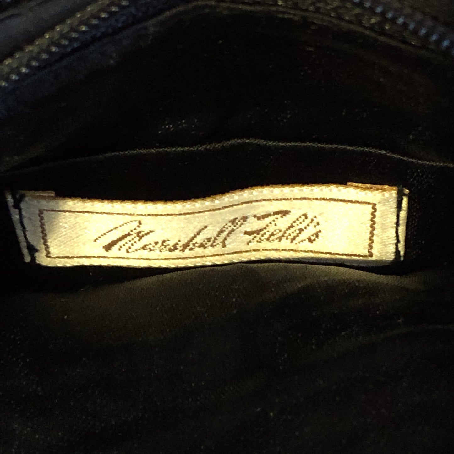 Vintage Marshall Fields 90s Black Beaded Evening Bag