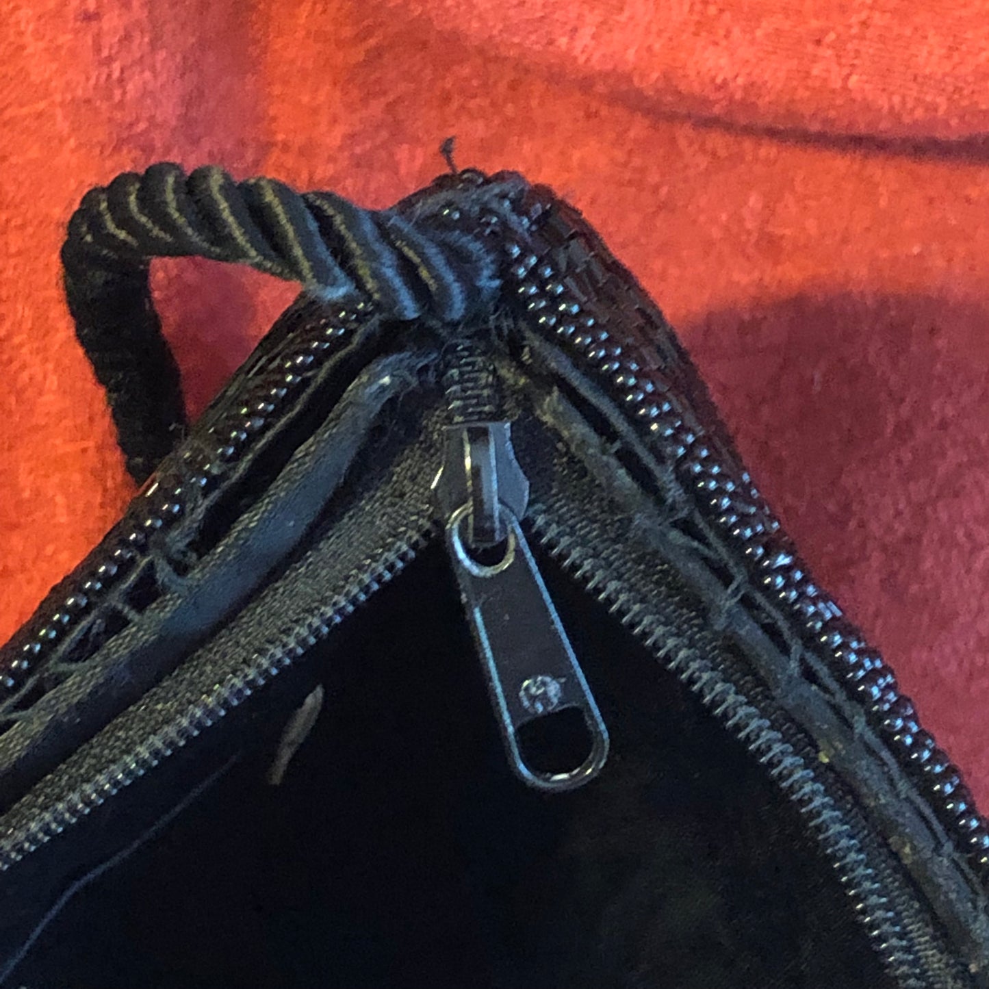 Vintage Marshall Fields 90s Black Beaded Evening Bag