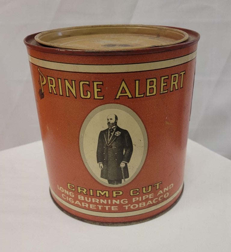 Vintage Prince Albert Tobacco Can - 14oz and 5" tall