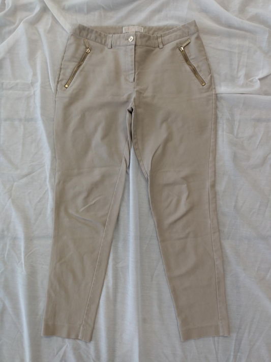 Michael Kors tan Zipper Pocket Pants - 6