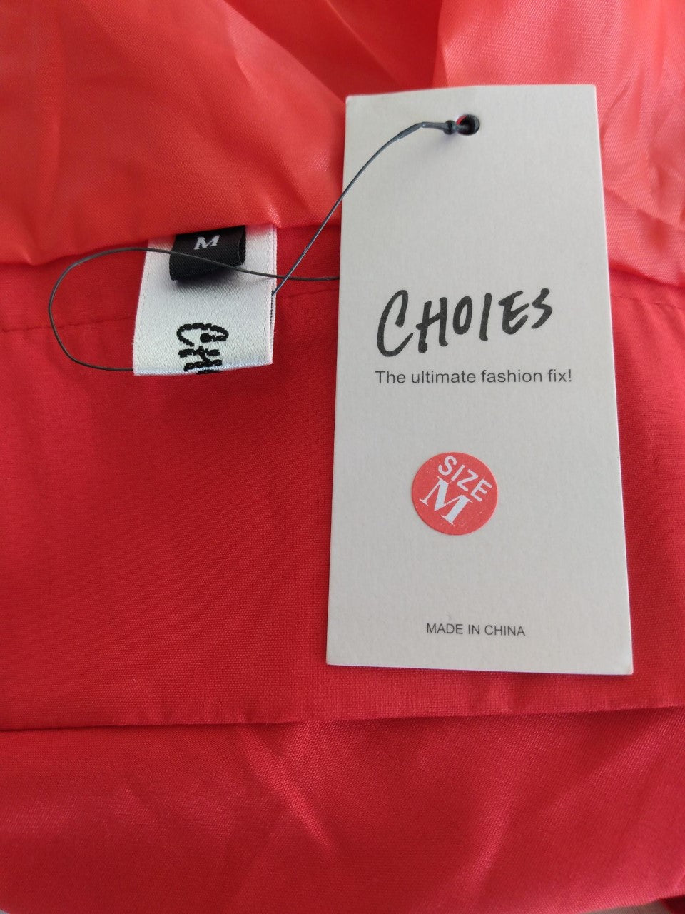 NWT - Choles red High Waist Skirt - Medium
