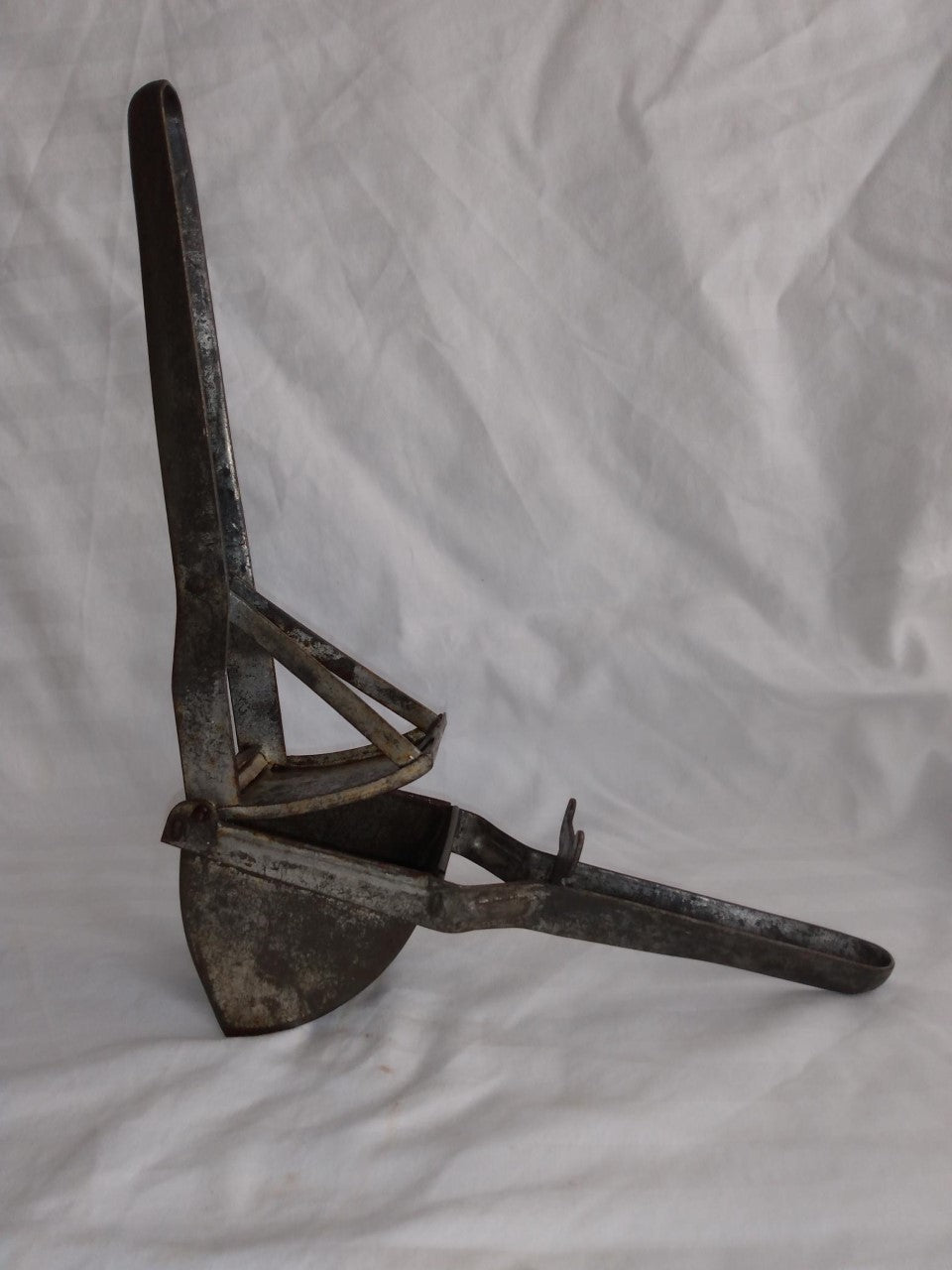 Vintage Large Primitive Potato/Tomato/Ricer Handheld Press Juicer Tool
