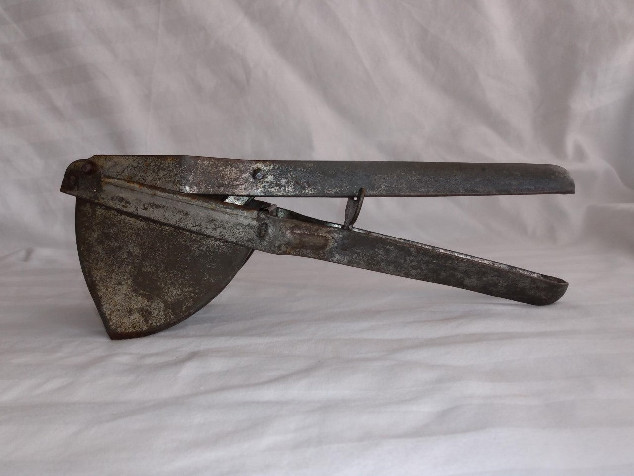 Vintage Large Primitive Potato/Tomato/Ricer Handheld Press Juicer Tool