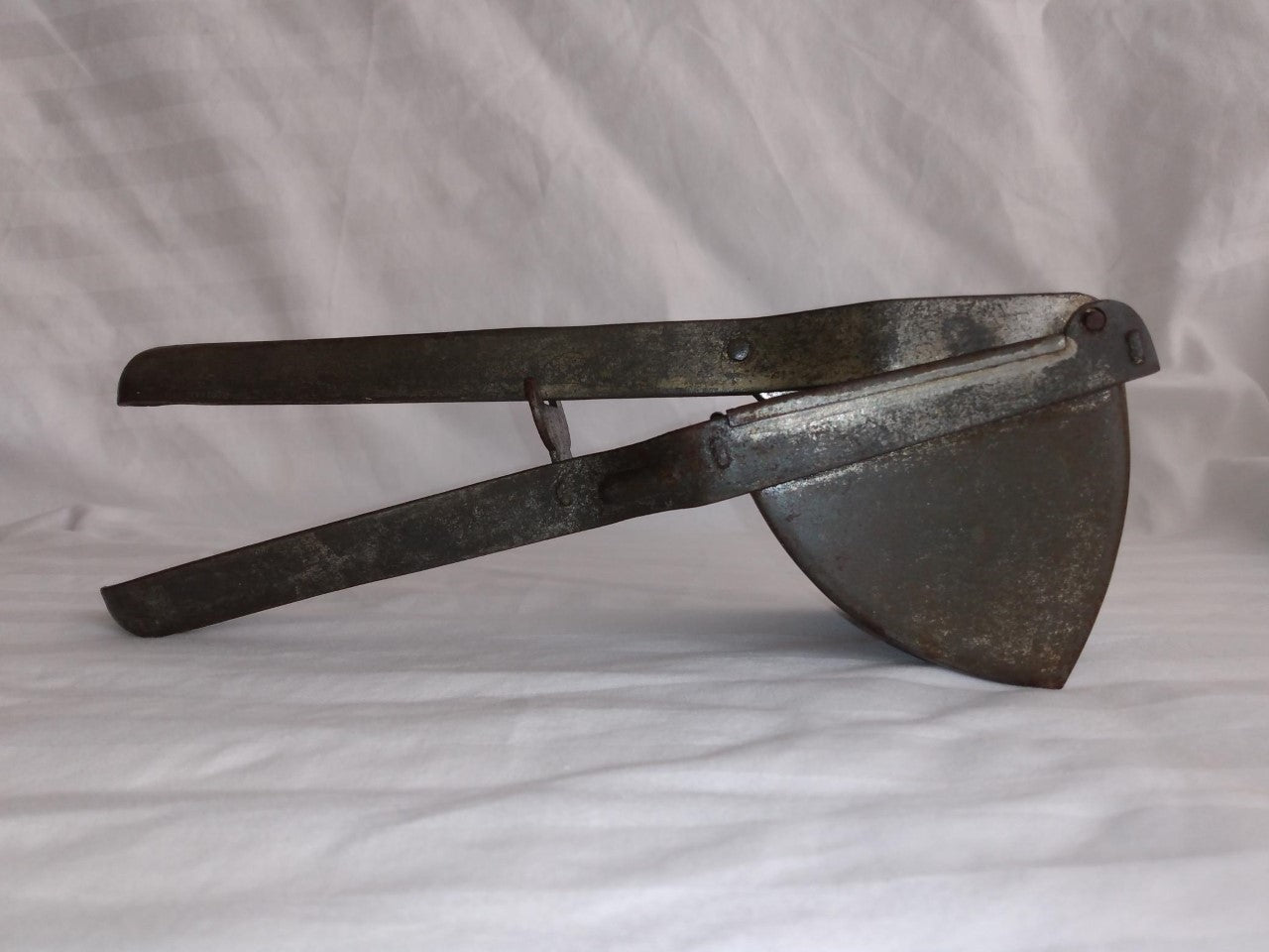 Vintage Large Primitive Potato/Tomato/Ricer Handheld Press Juicer Tool