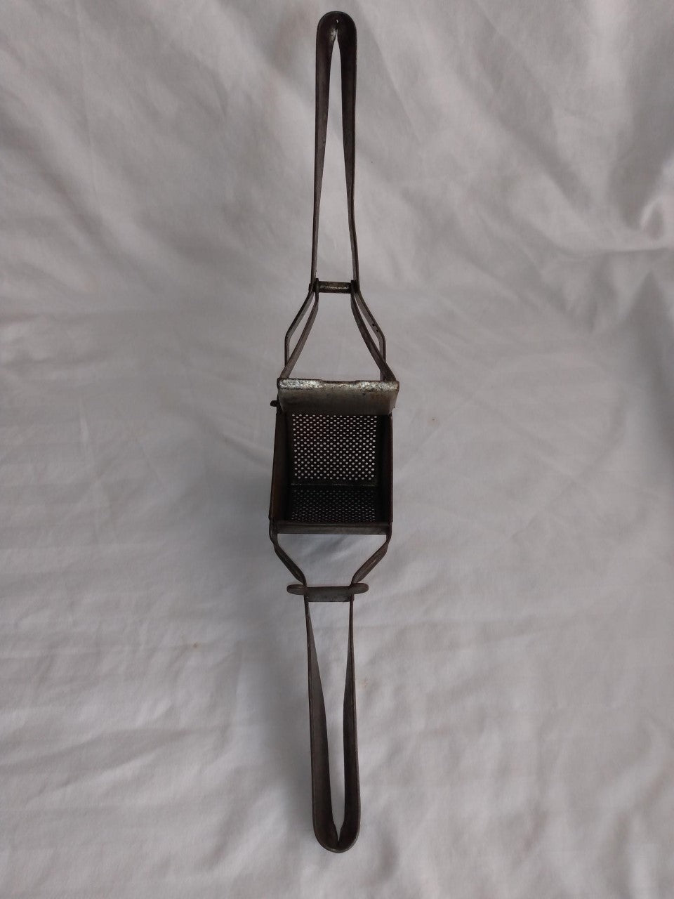Vintage Large Primitive Potato/Tomato/Ricer Handheld Press Juicer Tool