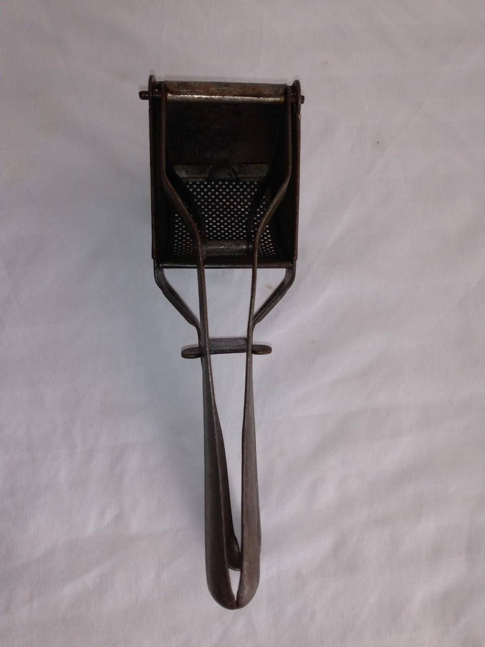 Vintage Large Primitive Potato/Tomato/Ricer Handheld Press Juicer Tool