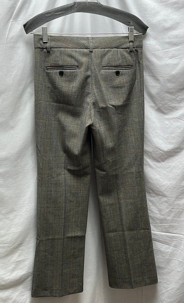 VTG -- Dalia Collection black Plaid Slacks Pants -- 4