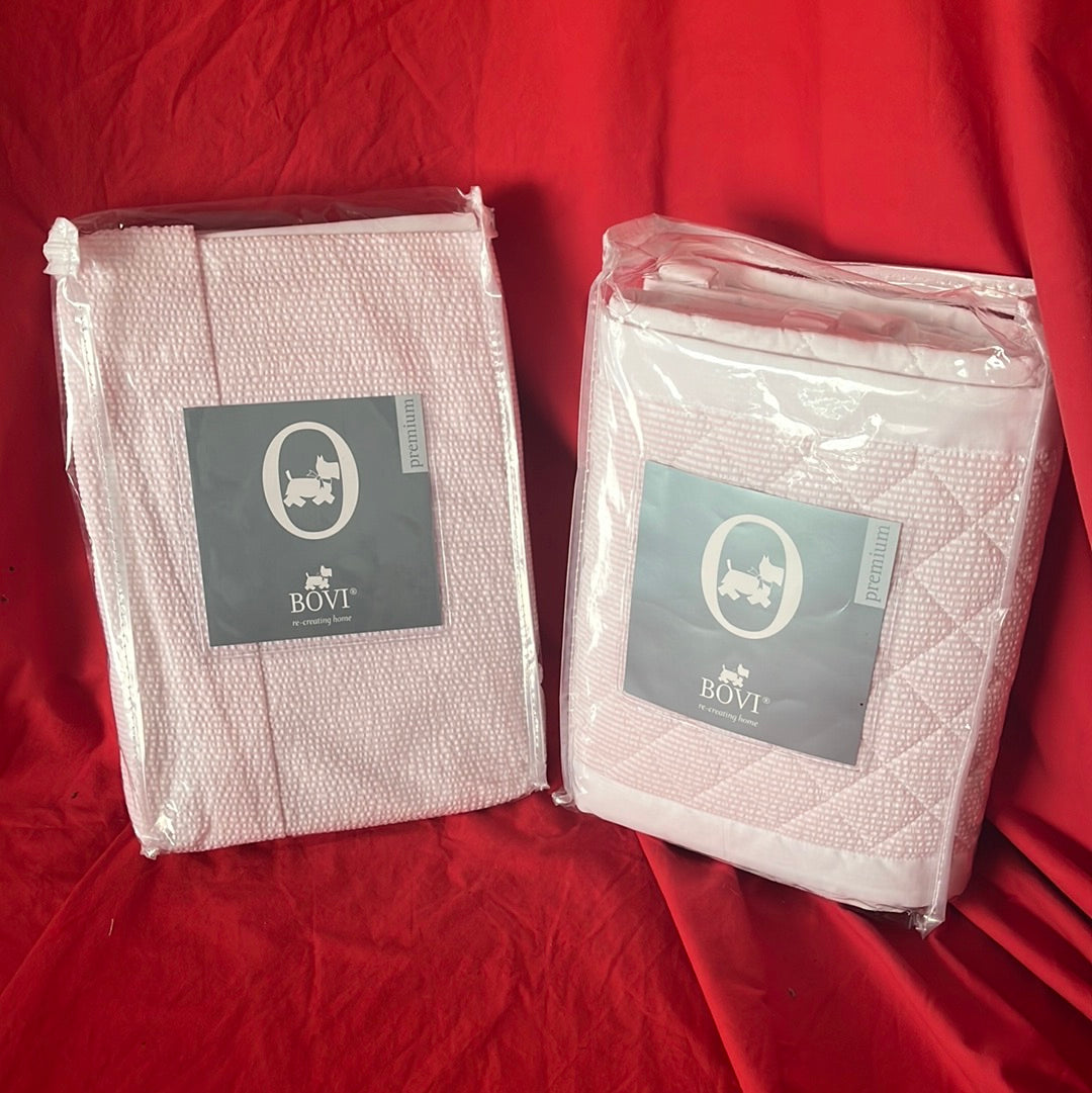 NIP -- Bovi Fine Linens Bedskirt in Pink