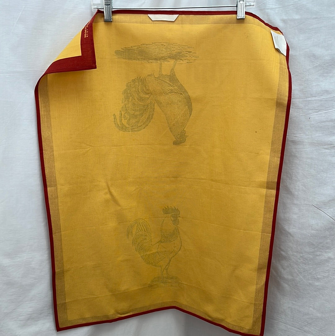 Williams and Sonoma "Mid-Oak Poultry Farm" Linen Napkin