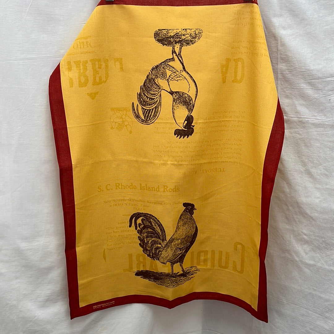 Williams and Sonoma "Mid-Oak Poultry Farm" Linen Napkin