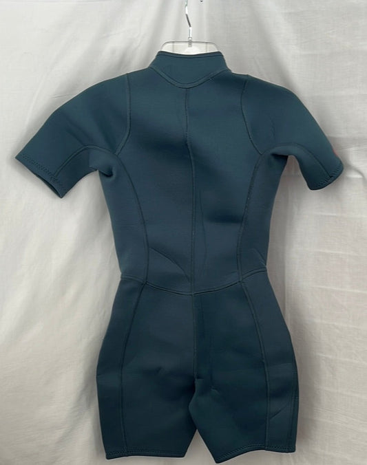 Decathlon Women's Pink and Blue Snorkeling Shorty Suit - Size XS