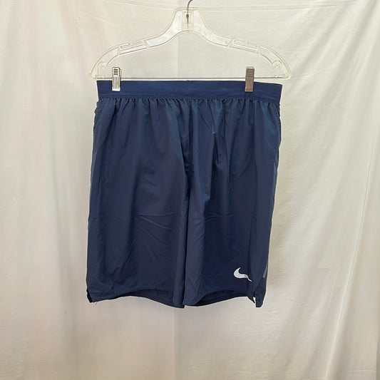 Nike Navy Blue Dri-Fit Athletic Shorts -- Large