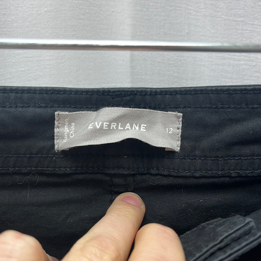 NWT -- Everlane Black Bootcut Jeans -- 12