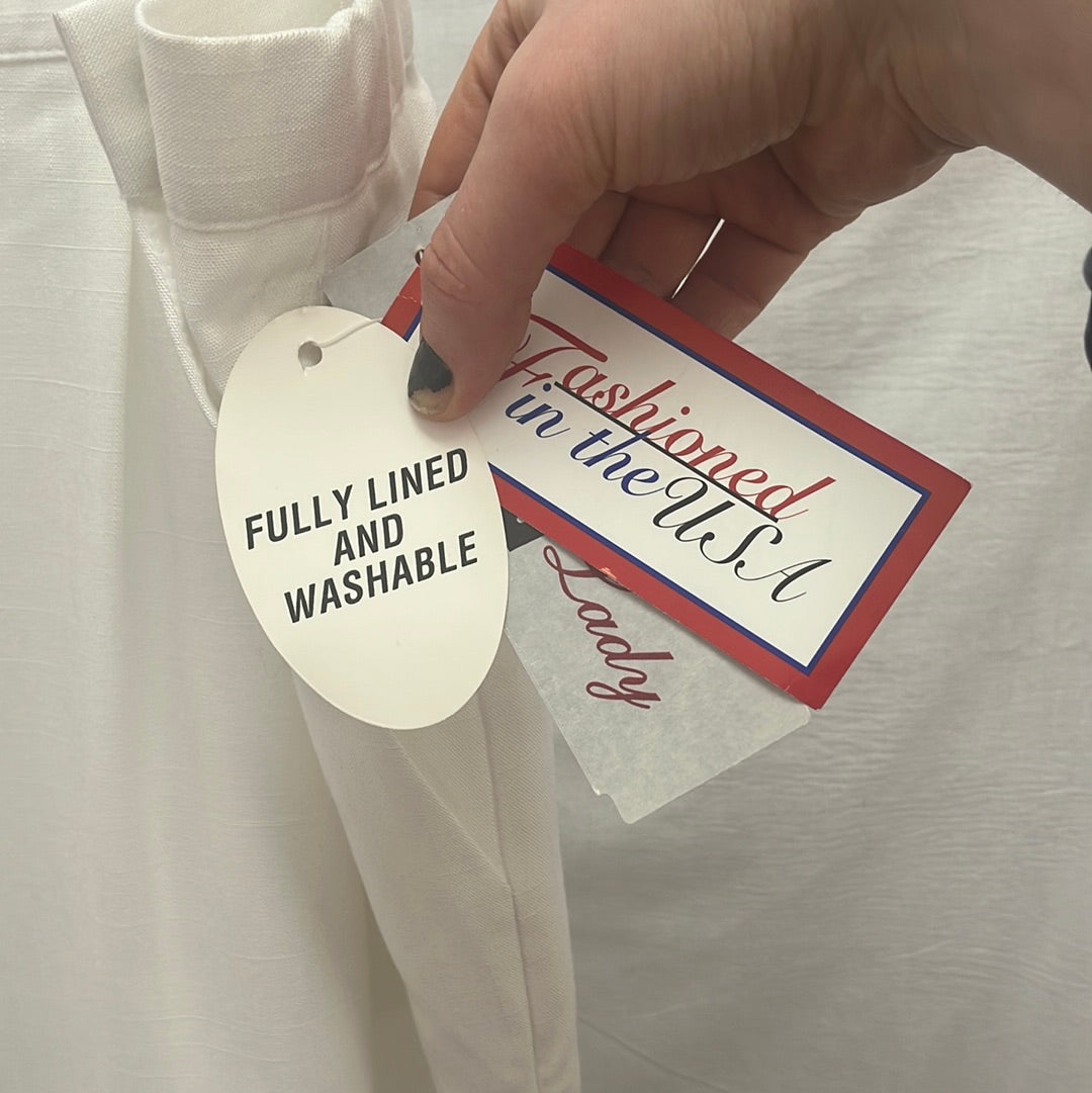 NWT/VTG -- Lucia Lady white Dress Pants -- 24