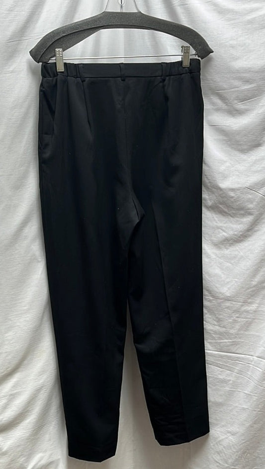 VTG / NWOT -- Lester Square Black Slacks Pants -- 10