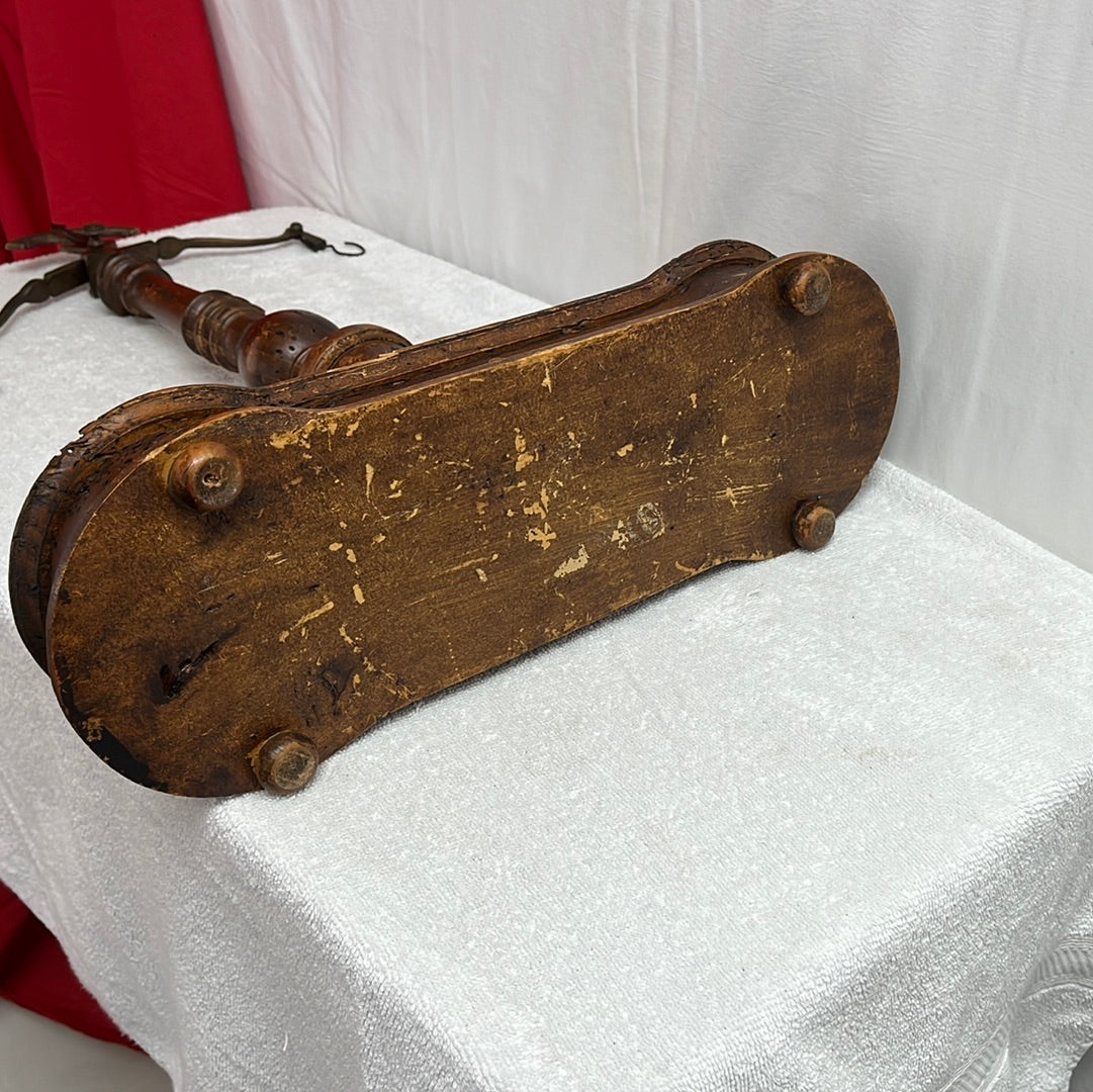 1784 - Stefano Ugolini Wormwood and Brass Balance Scale