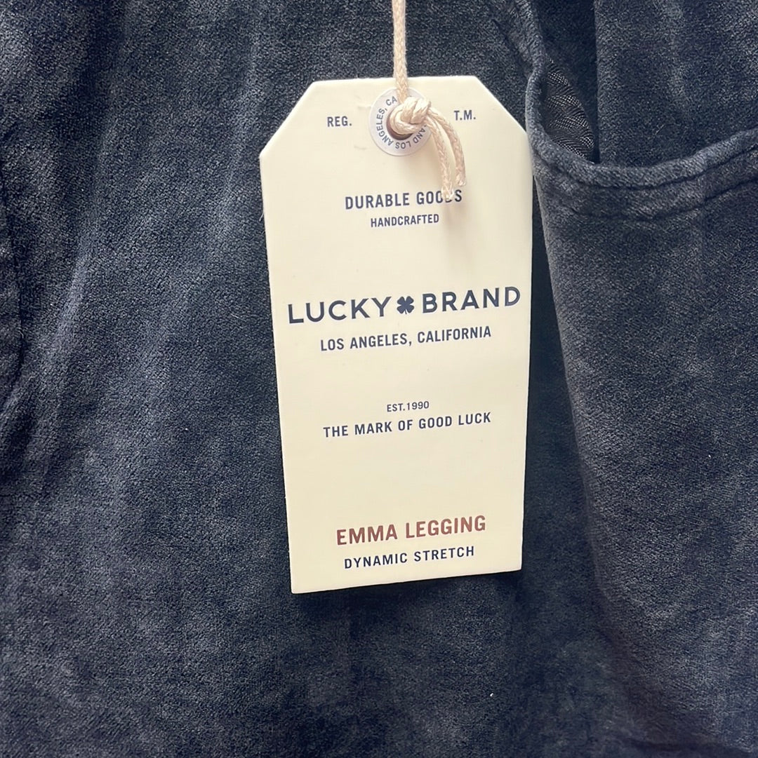 NWT -- Lucky Brand Black High-rise Skinny Emma Legging Jeans -- 18W