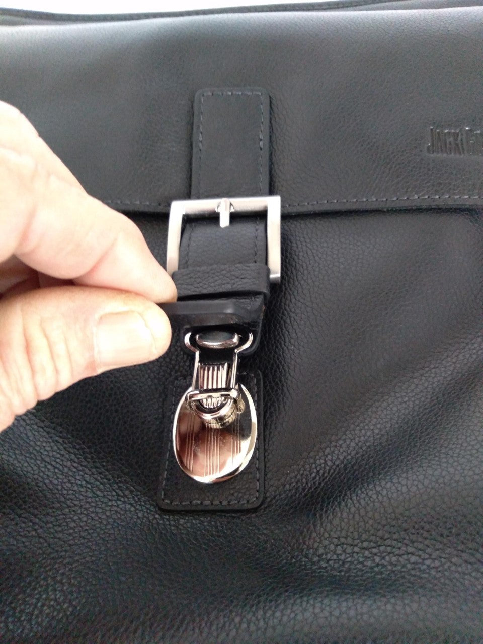 Jack Georges The Soho Collection Black Crossover Bag - NEW