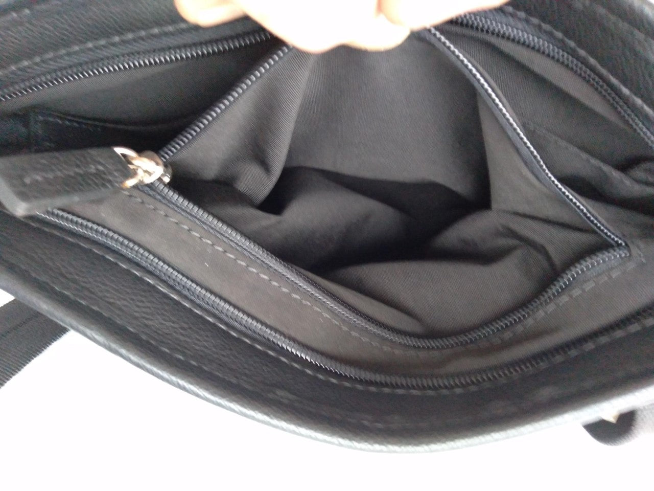 Jack Georges The Soho Collection Black Crossover Bag - NEW