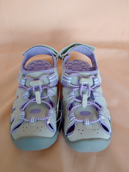 NWT - Khombu Kids grey purple Water Sandals - Kid's 12