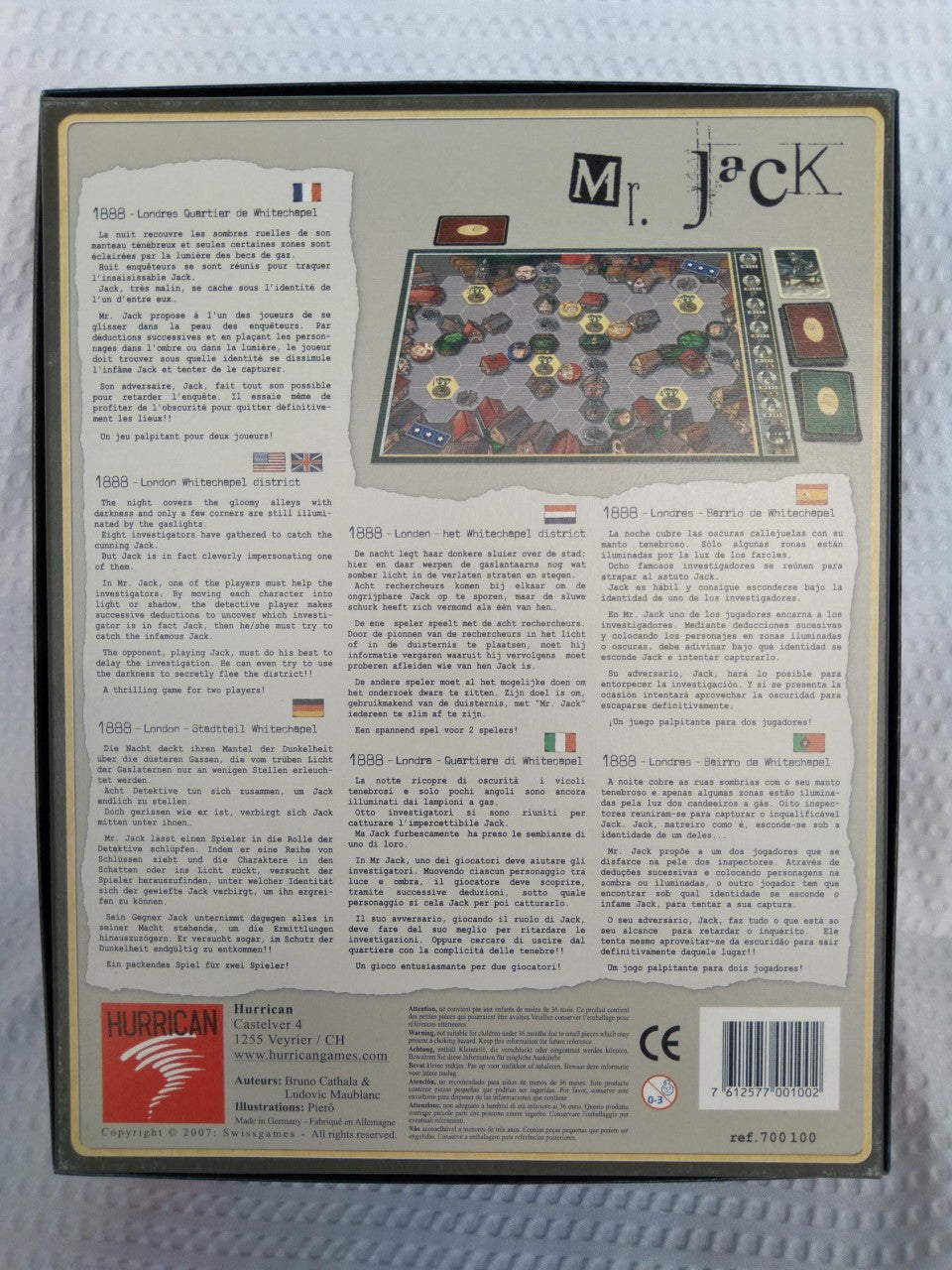 Mr. Jack Board Game by Hurrican