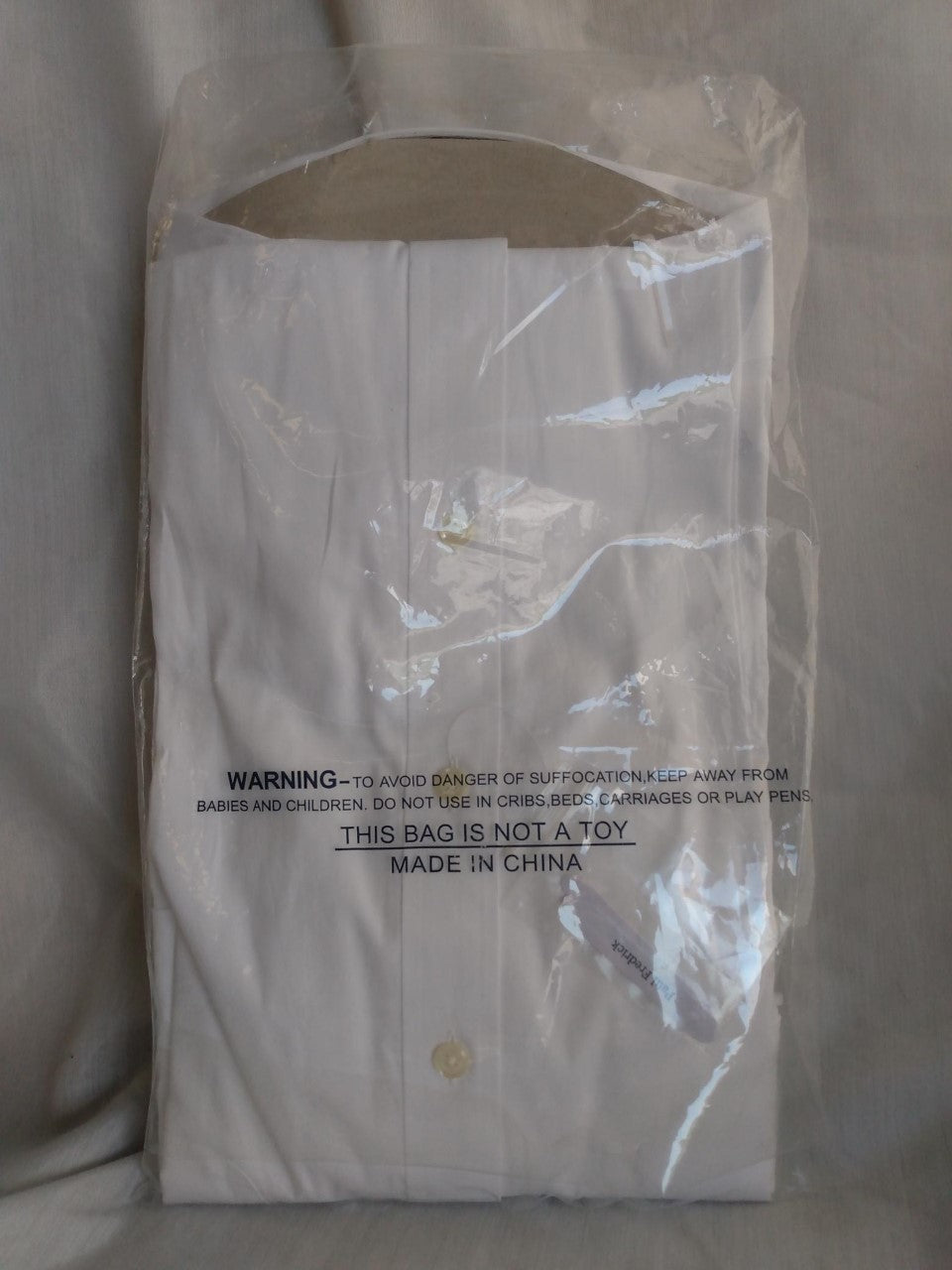 NIP - Paul Fredrick Trim Fit Two-Ply Cotton Long Sleeve Shirt - 15.5 34