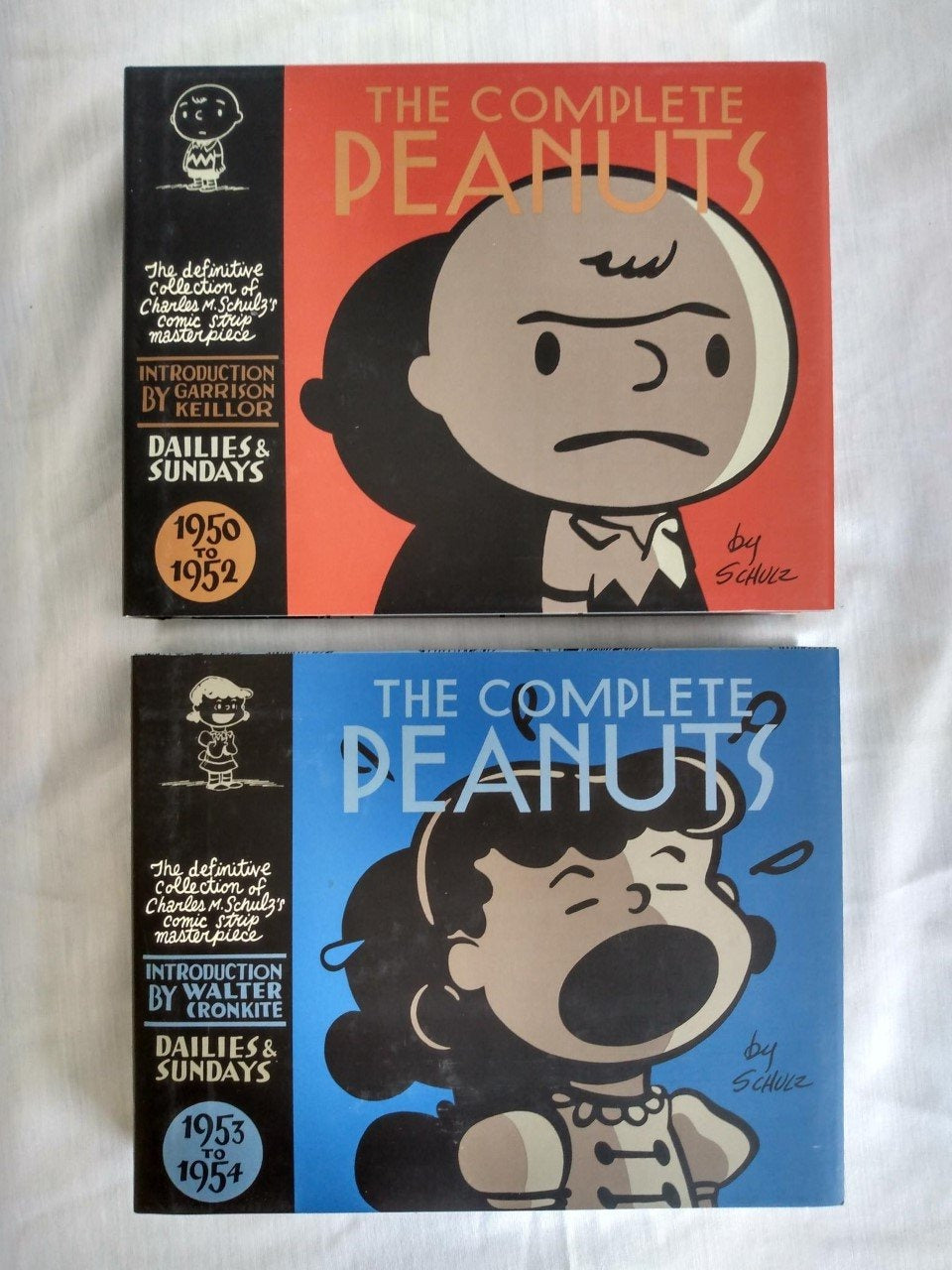 The Complete Peanuts 1950-1954 Comics- 2 Book Hardcover Set - Used