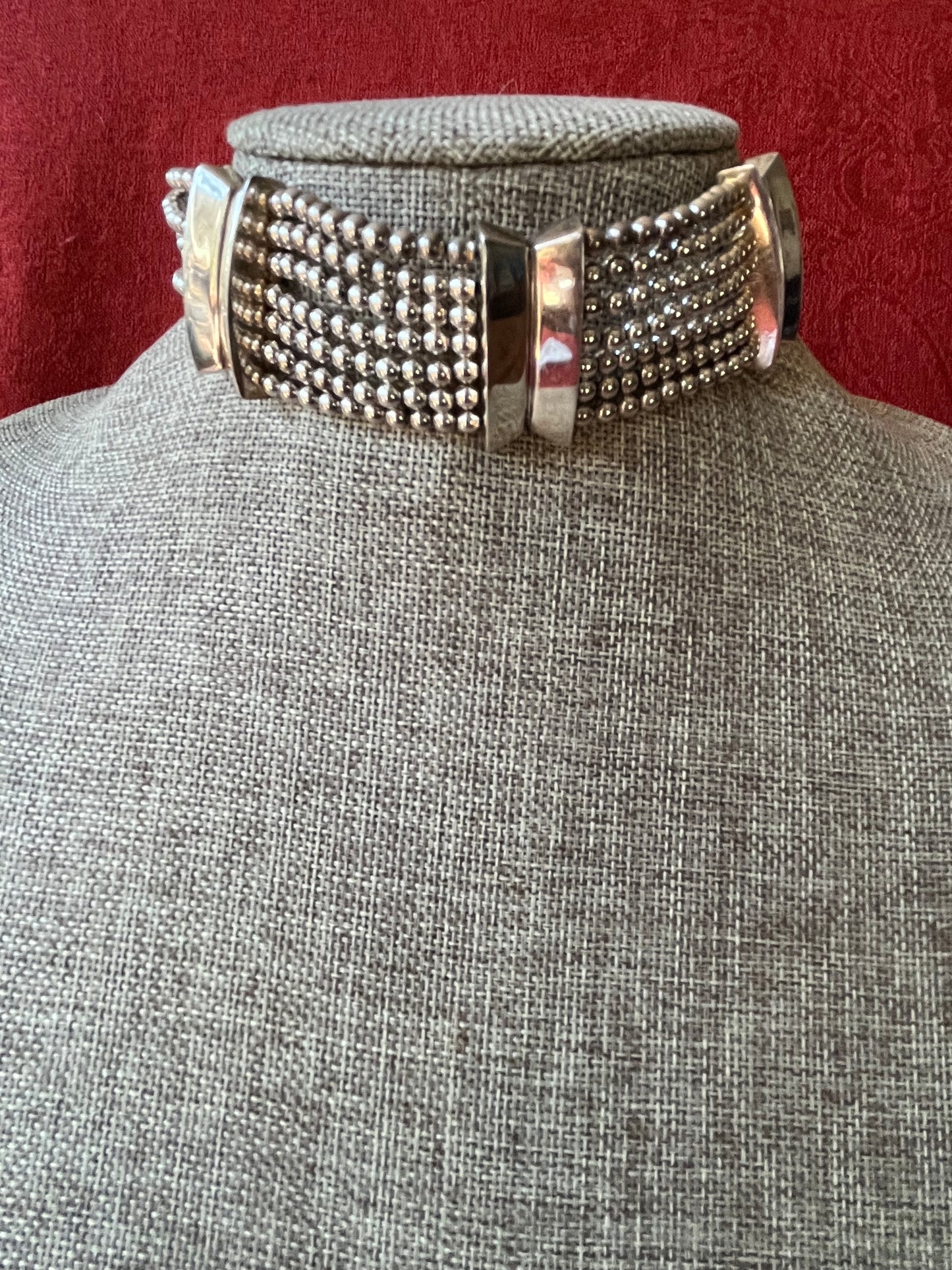 Sterling Multi-Strand Choker
