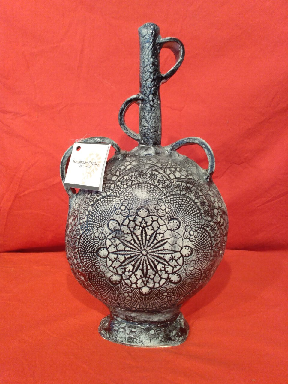 Handmade Pottery Vase by SUNILA- N.C. Local Artist