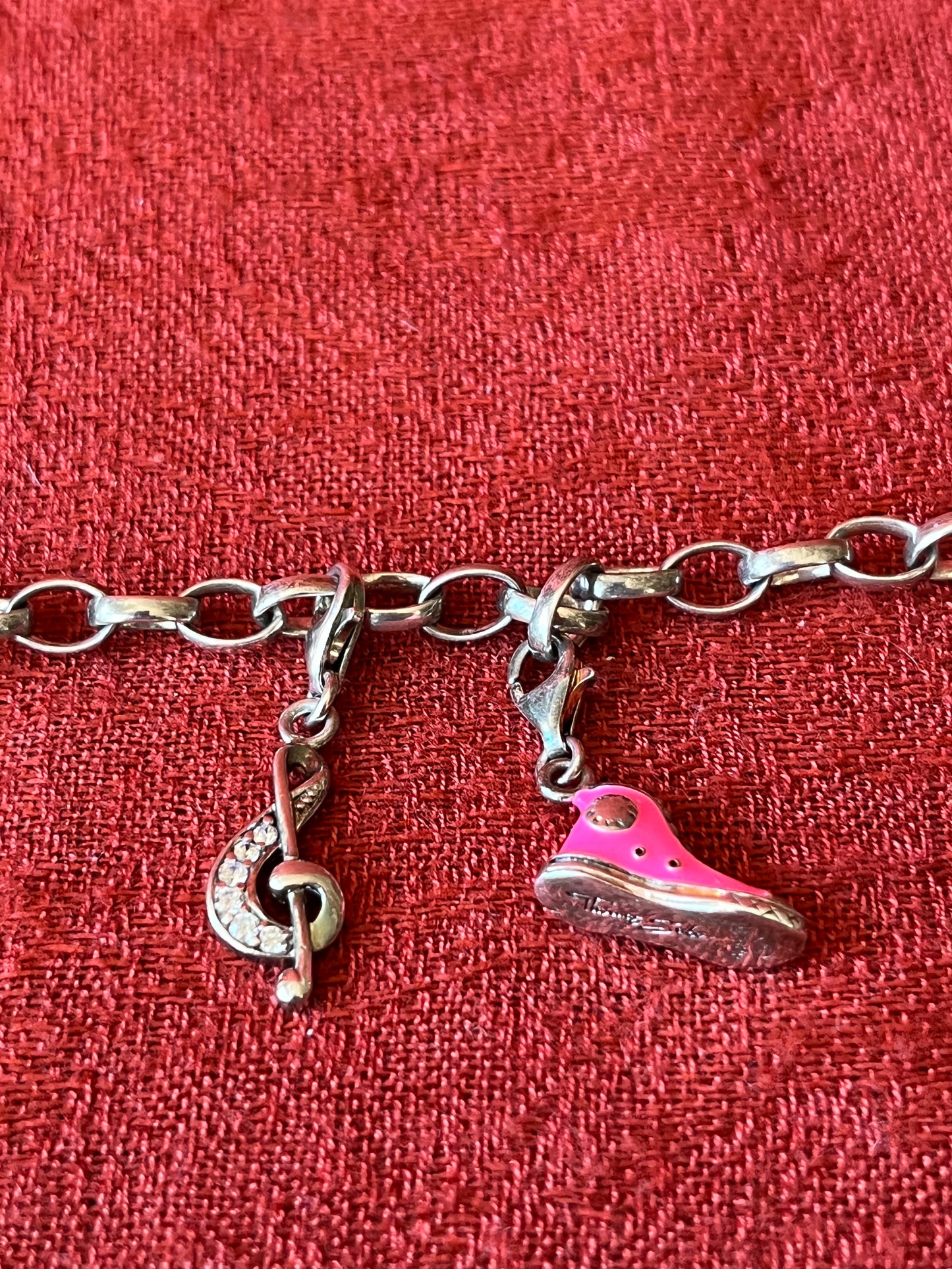 Sterling Silver Thomas Sabo Charm Bracelet-Six Charms Included