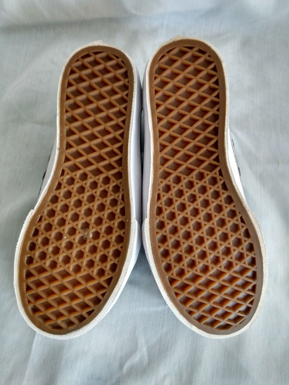 Vans Off the Wall Gray and Black Checkered Shoes- Youth Size: 3