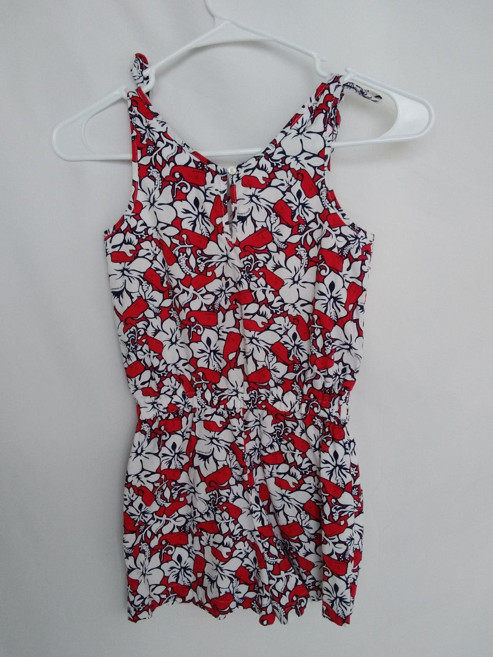 Vineyard Vines Red & White Romper - S | 6/6X