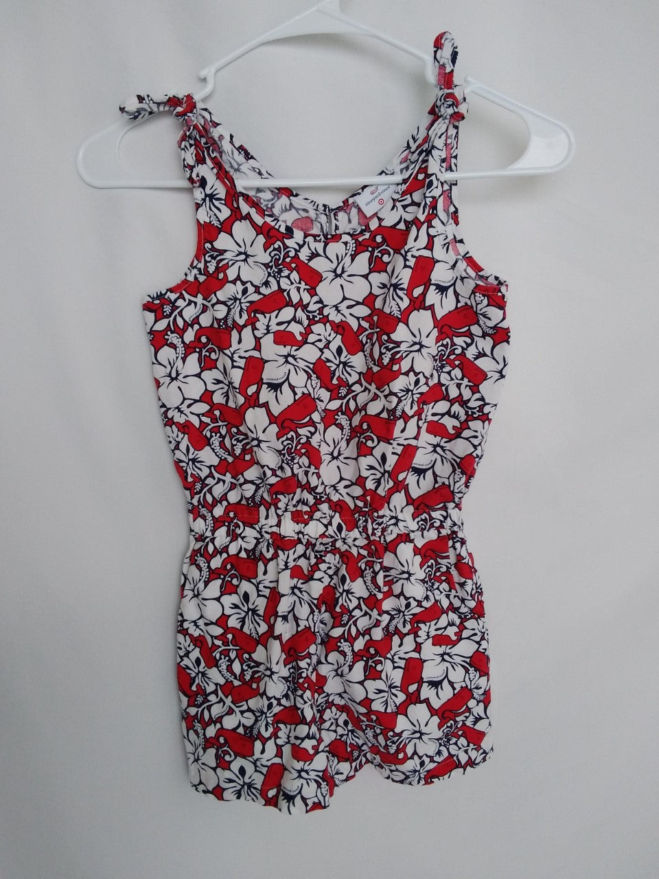 Vineyard Vines Red & White Romper - S | 6/6X