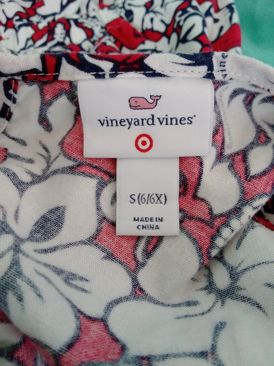 Vineyard Vines Red & White Romper - S | 6/6X