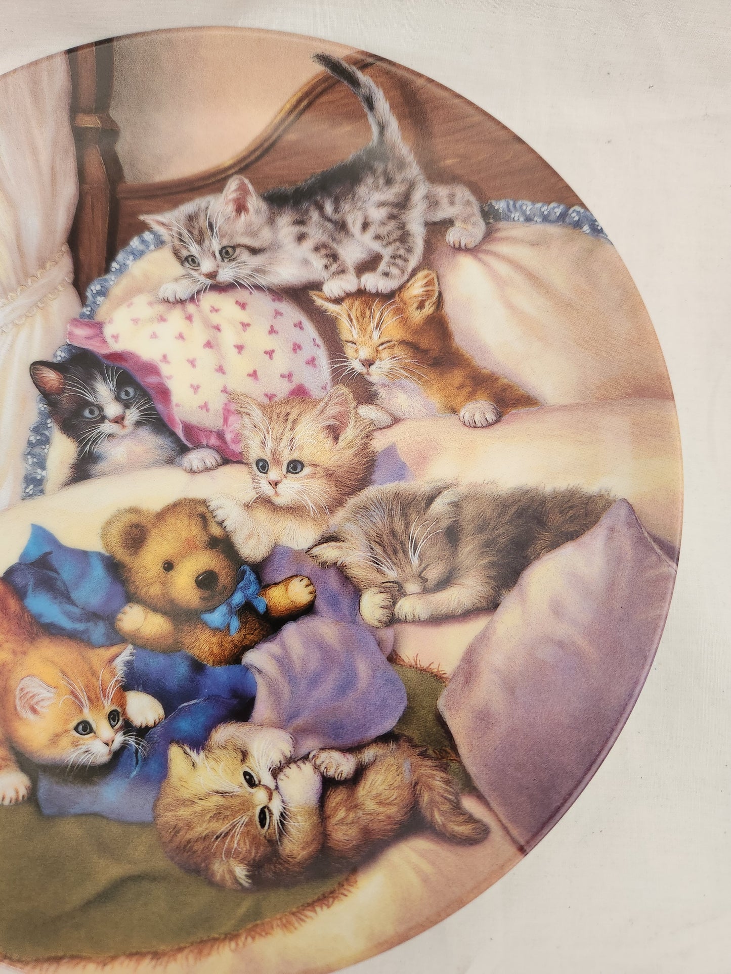 Bradford Exchange - Litter Rascals "Cat Nap" Decorative Plate by Jurgen Scholz