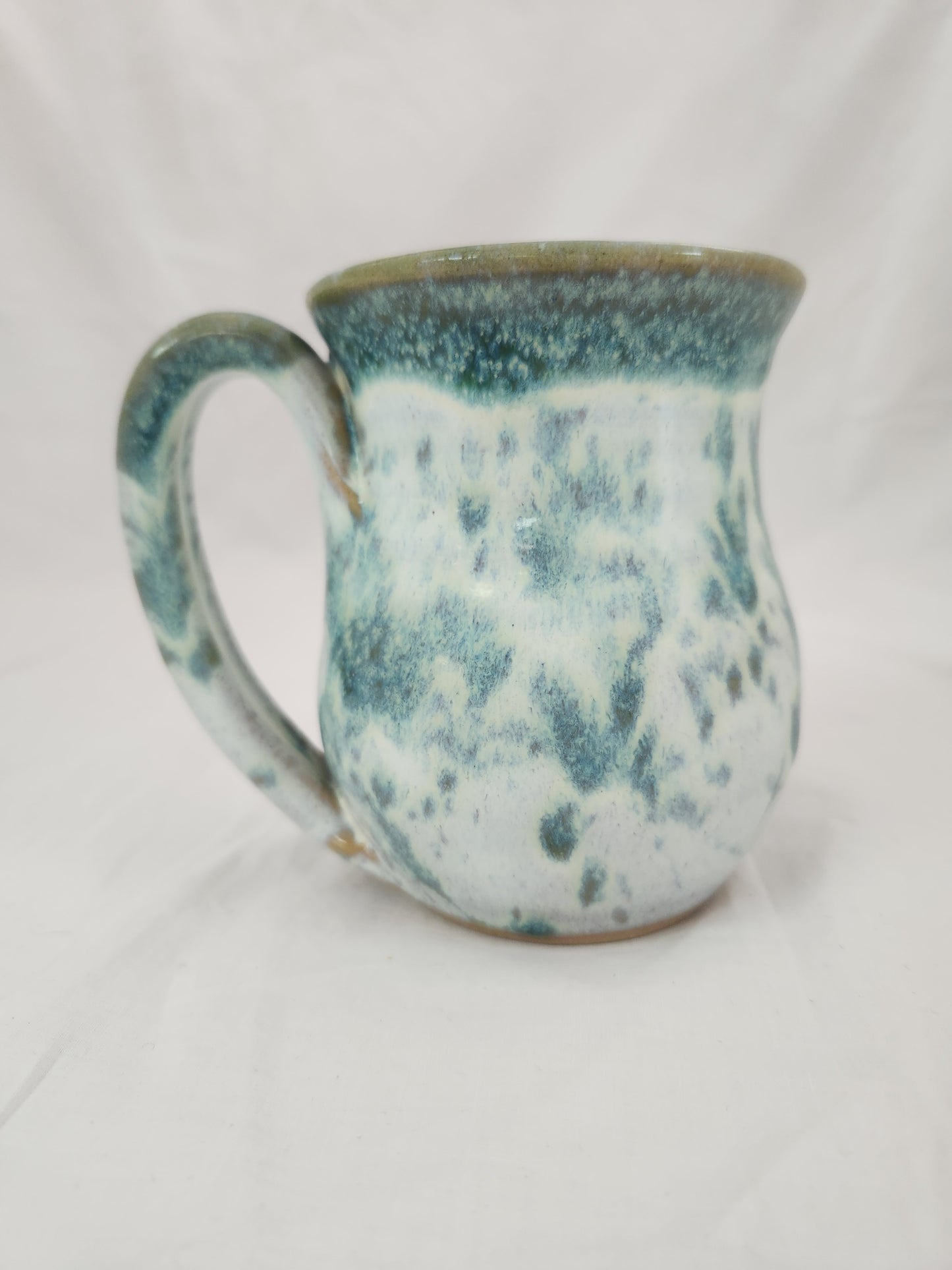 Amazing ~ Seagrove Potluck Pottery Mug signed Laura Teague Moore 1989