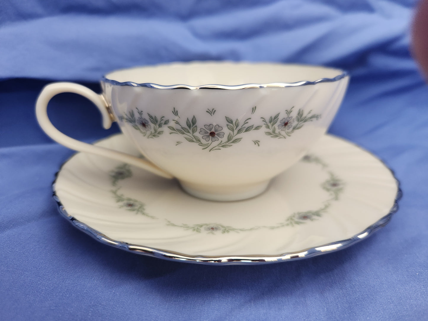 VTG - Musette by Lenox Flat Cup And Saucer