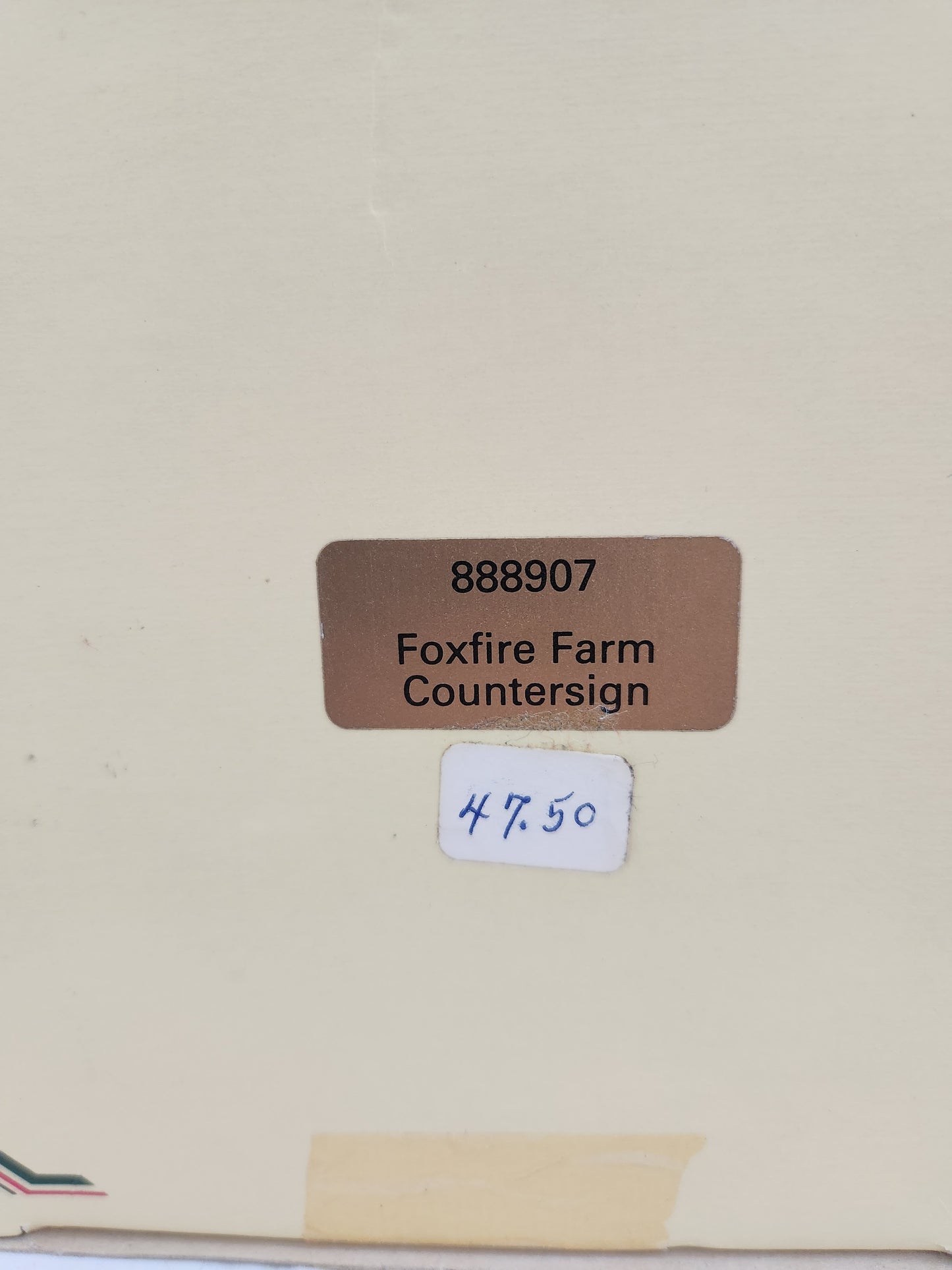 "Counter Sign" FoxFire Farm Figurine by Lowell Davis - #888907