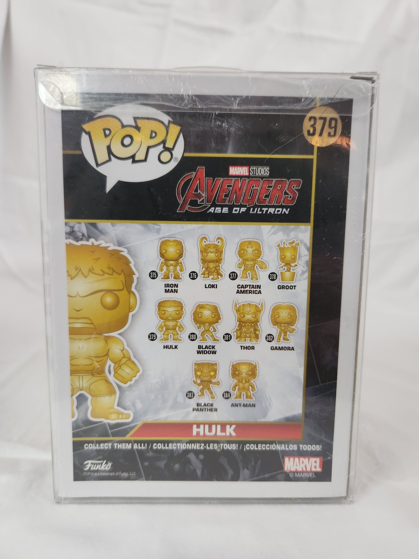 NIB - Funko Pop! Marvel Studios Avengers #379 Hulk - Bobble-Head Figurine