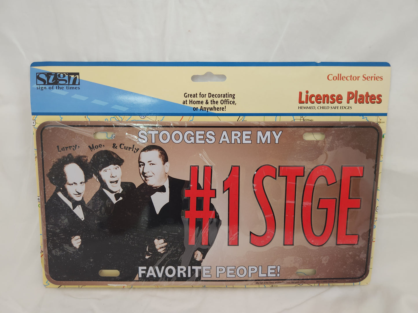 NEW- Three Stooges #1STGE License Plate