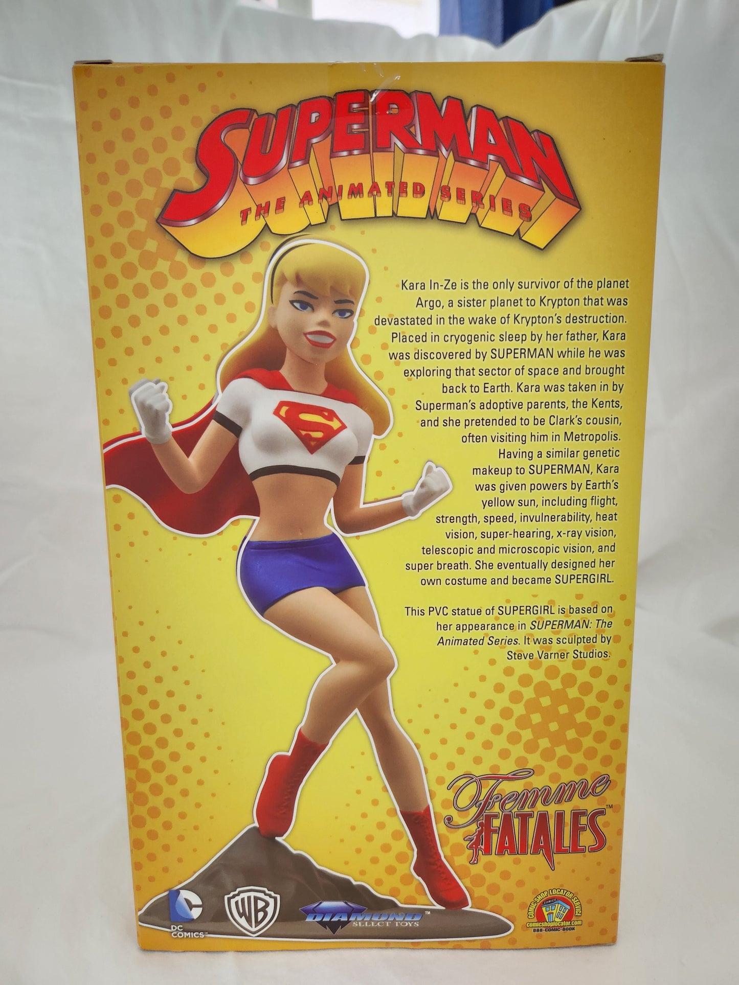 NIB - Femme Fatales Superman the animated series Supergirl Figurine