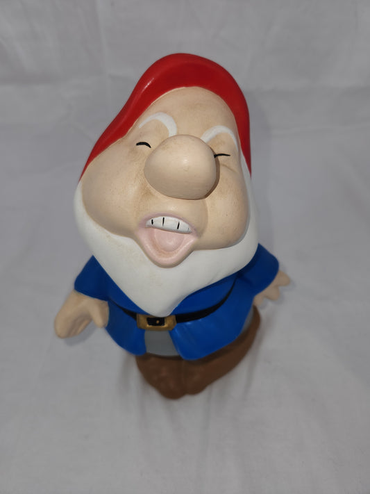 Walt Disney Snow White Seven Dwarfs Sneezy 8" Ceramic Figurine