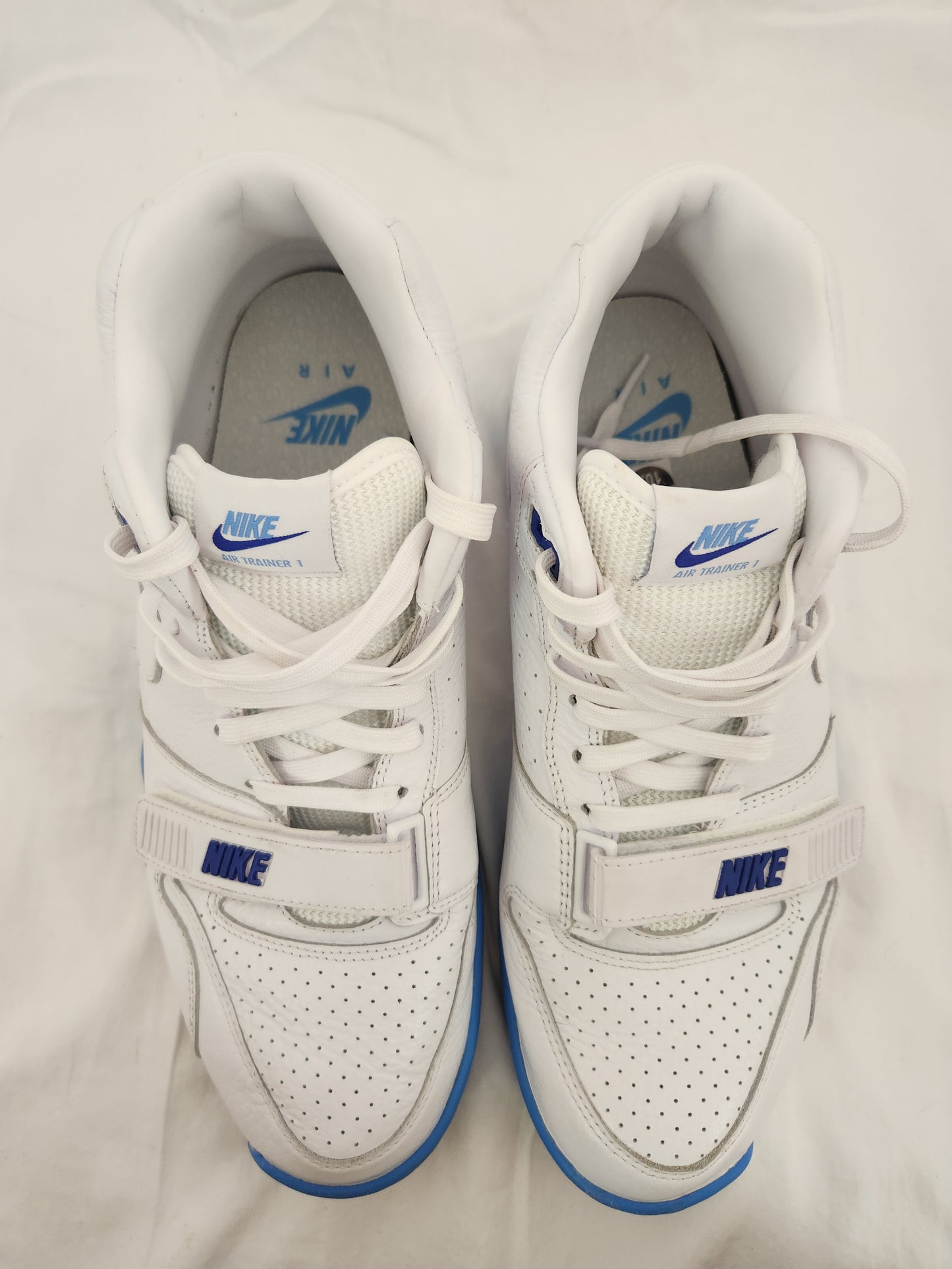 Nike Air Trainer 1 "Don't I Know You?" University White/Blue Sneakers - Size: 10.5