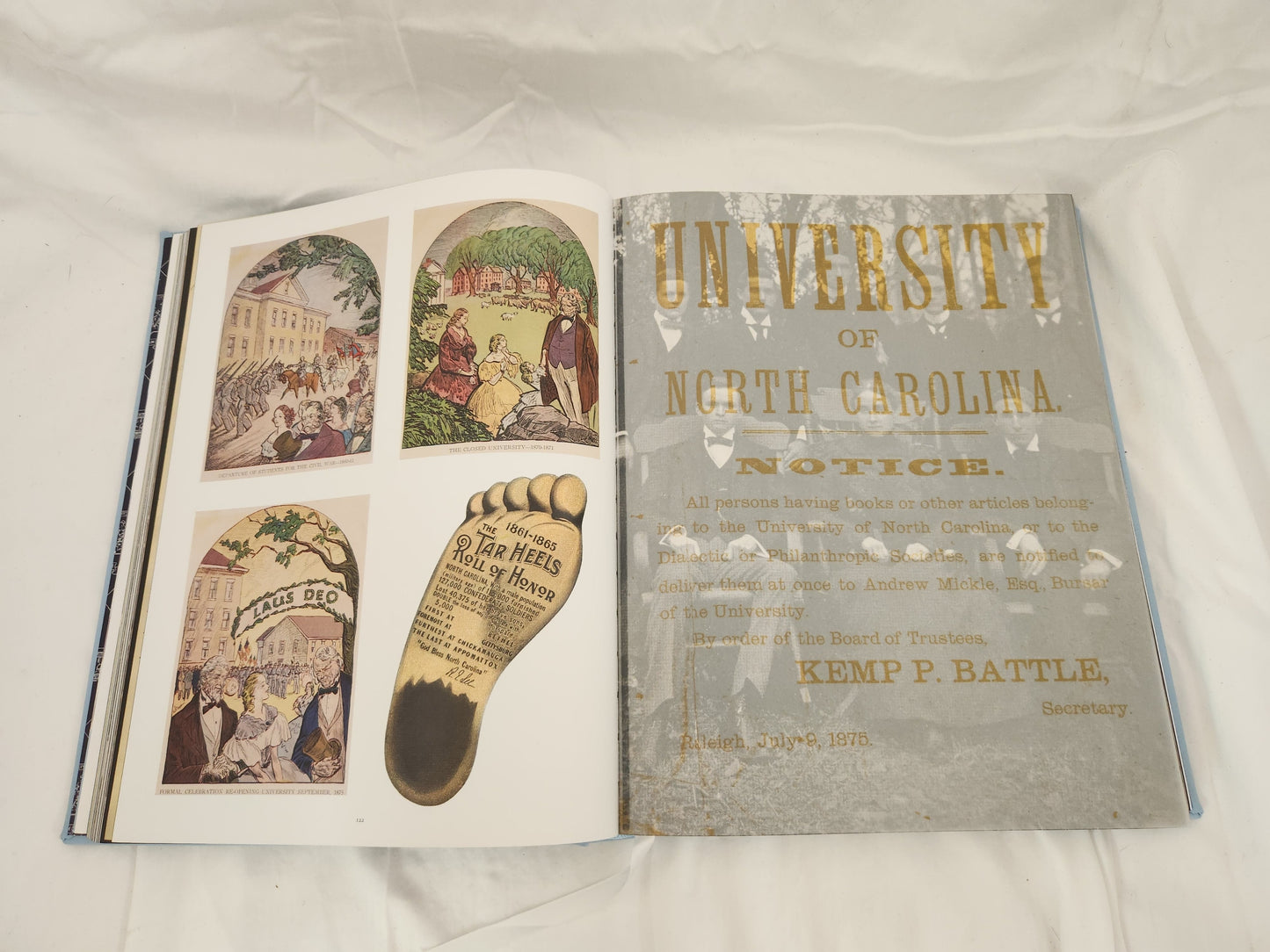 University of North Carolina UNC College Collectible Book