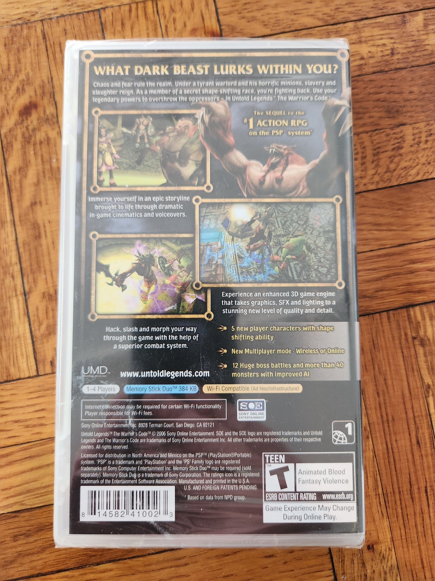 NIB - PSP "Untold Legends: The Warrior's Code"