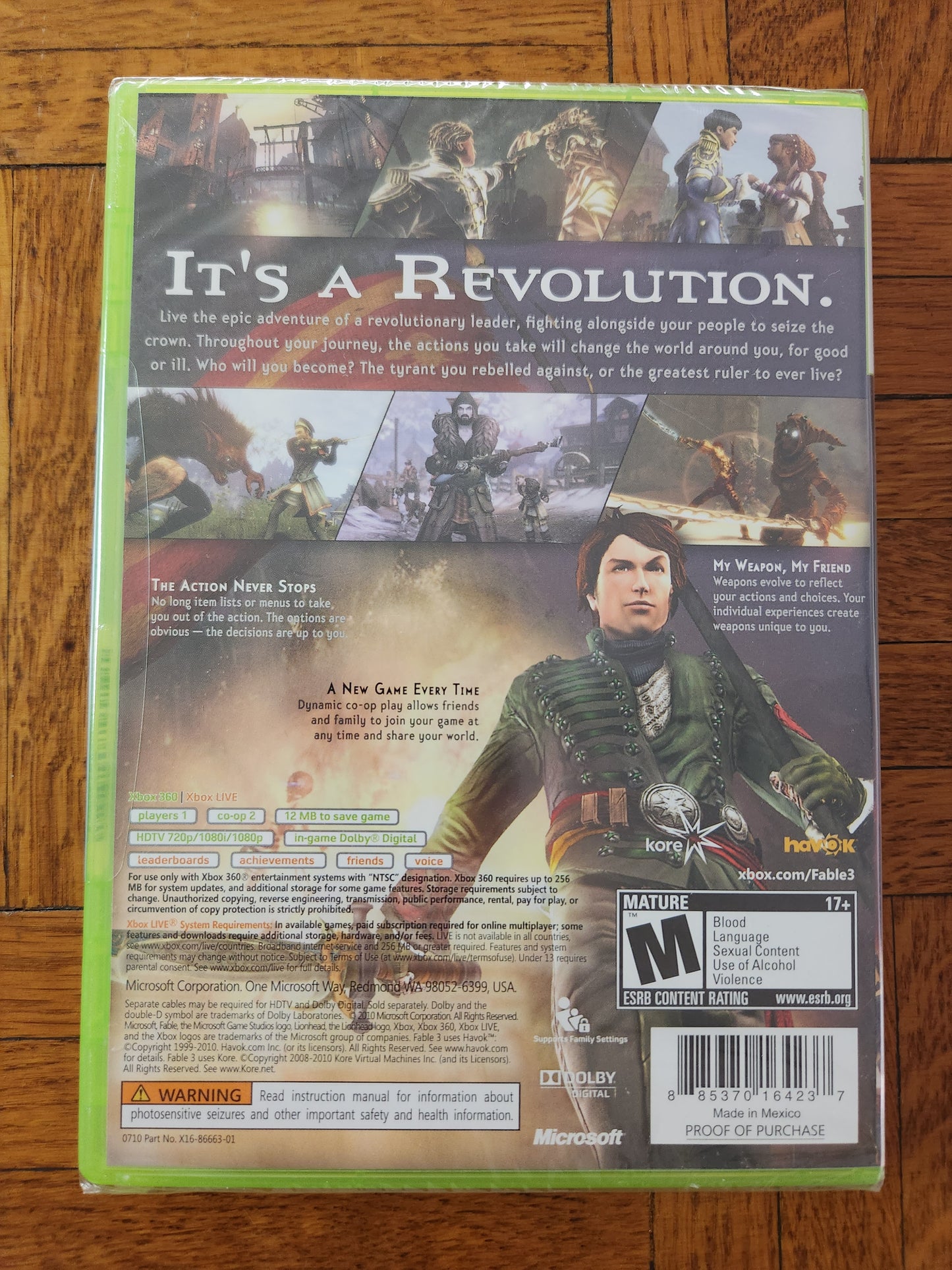 NIB - XBOX 360 "Fable III" Game by Lionhead Studios