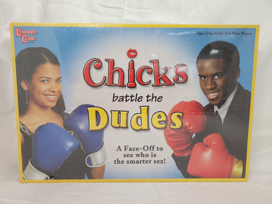 Chicks Battle the Dudes Board Game by University Games