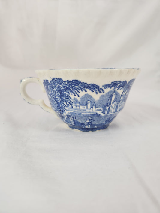 VTG - Mason's Vista Blue Ironstone Teacup
