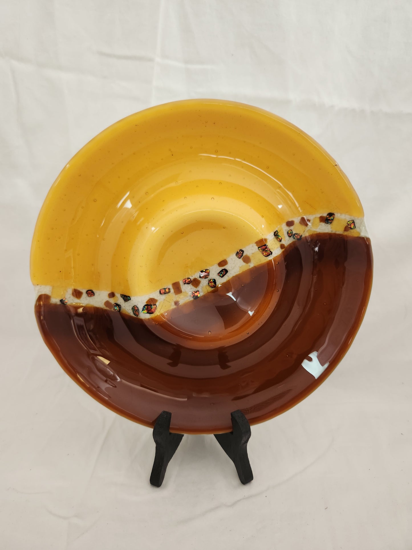2016 Sandys Glass Art Studio Decorative Plate